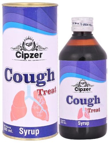 Cipzer Cough Treat Syrup, Bottle Size : 100 Ml, 200 ML