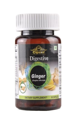 Cipzer Ginger Capsule, For Digestive Issues, Certification : FSSAI Certified