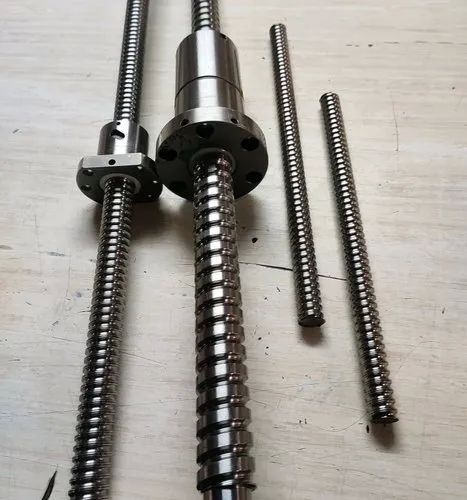 Polished Alloy Steel CNC Machine Ball Screw, Packaging Type : Silver