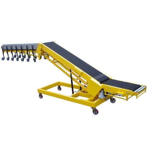Pneumatic Semi Automatic PU Truck Loading Conveyor