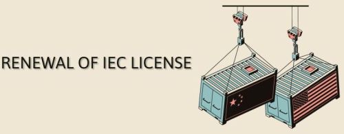 Renewal For Import & Export Code License Services