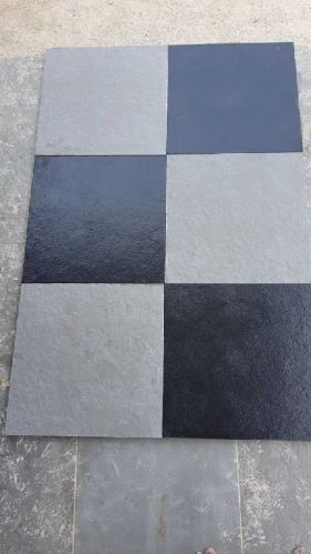 Rectangular Brush Finish Outdoor Flooring Stone, For Home, Hotel, Office, Feature : Stain Resistance