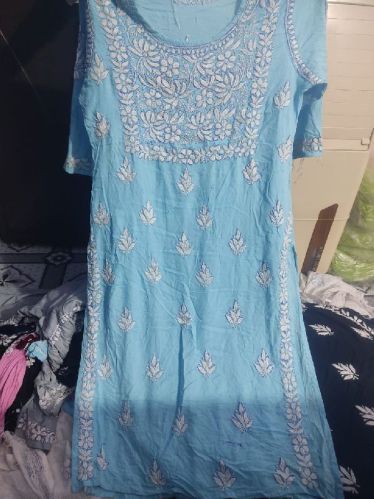 Rayon Kurtis, Occasion : Casual Wear