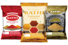 Square Printed Chicken Masala Packaging Pouches, For Food Industry, Specialities : Good Quality