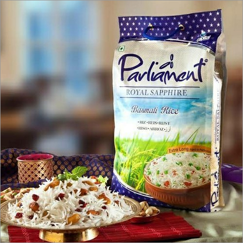 Square Printed Rice Flour Packaging Pouches, For Food Industry, Closure Type : Heat Seal