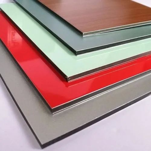 Rectangular Coated ACP Sheets, For Building Use, Constructional, Size : 10x8inch, 12x10inch, 14x12inch