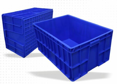 Rectangular Plastic Jumbo Crates, For Storage, Style : Solid Box