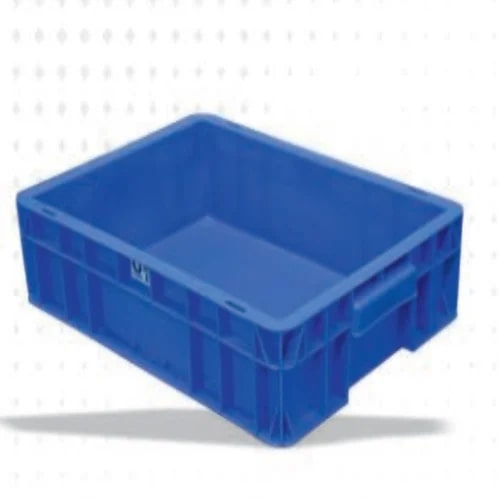 Plastic UCH 400X300X065mm Industrial Crate, Style : Solid Box