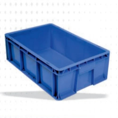 Plastic UCH 500X325X100mm Industrial Crate, Style : Solid Box