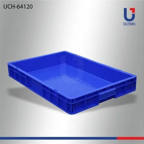Rectangular UCH-64120 HDPE Crate, For Storage, Style : Solid Box