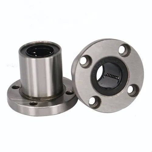 Carbon Steel 350 Grams Round Flange Linear Bearing, Bore Size : 25 Mm