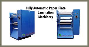 Paper Plate Lamination Machine