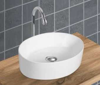 2034 Table Top Wash Basin, Size : 455x350x130 Mm