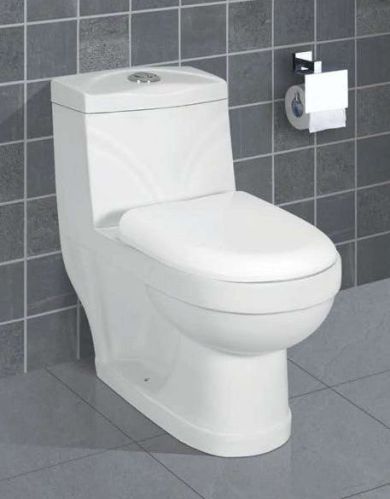 Classy Plain One Piece Water Closet, For Toilet Use, Size : 665x335x710 Mm