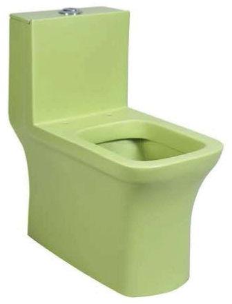 Matte Green One Piece Water Closet, For Toilet Use