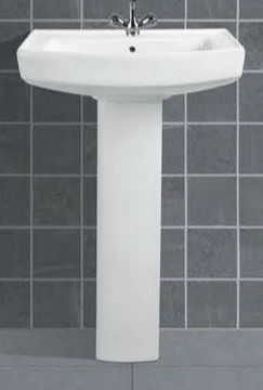 Ceramic Polished Plain Polo Pedestal Wash Basin, Style : Modern