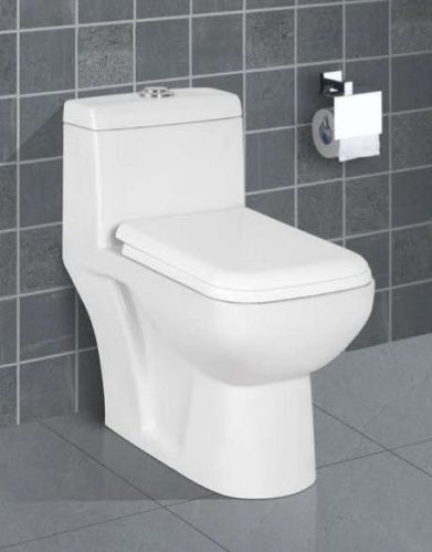 Recto Plain One Piece Water Closet, For Toilet Use, Size : 635x340x670 Mm