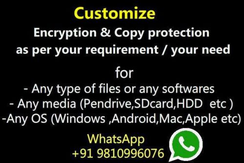 Encryption Copy Protection Development Services -ttdsoft