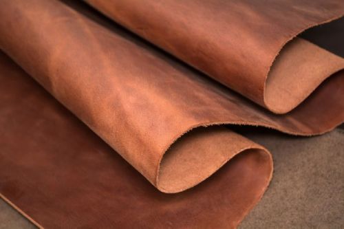 Rectangular Vegetable Tanned Leather, For Garment Industry, Pattern : Plain