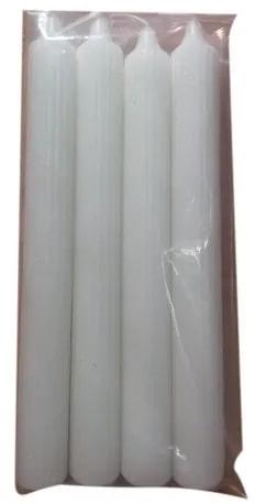 Cylindrical Plain Wax Candle, For Smokeless, Packaging Type : Packet