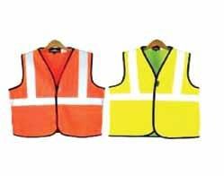 Plain Polyster Reflective Safety Vest, Sleeve Type : Sleeveless