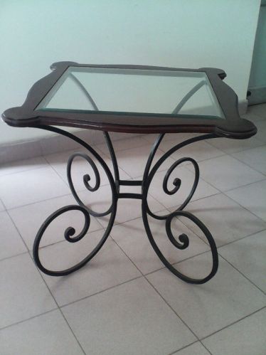 Plain Metal Wood Console Table Multisizes for Home