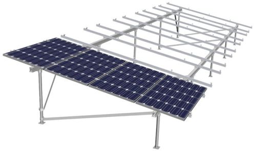 Hot Dip Galvanized Polished Solar PV Mounting Structures