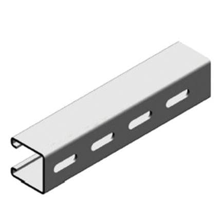 H.R/Pre-Galvanized Uni-Strut Section, Size : 41x21x21mm