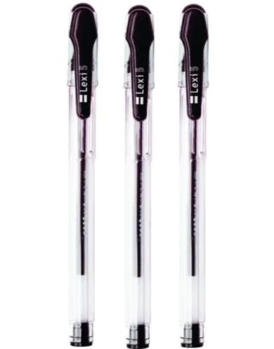 Lexi Black Ball Pen, For Writing, Feature : Leakage Proof, Complete Finish