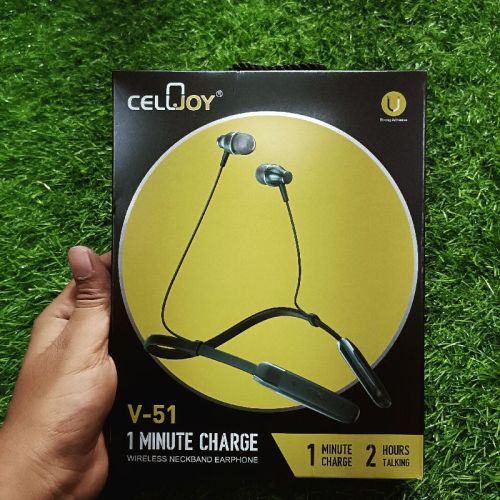 Electric V-51 Celljoy Neckband Headset, Feature : Clear Sound, Durable, High Base Quality, Light Weight