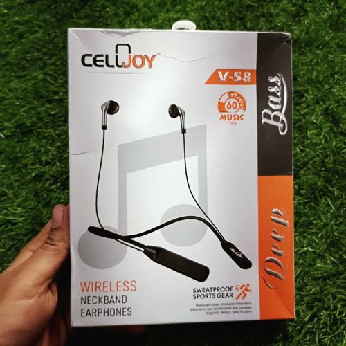 Electric V-58 Celljoy Neckband Headset, For Music Playing, Feature : Clear Sound, Durable, Low Power Indication