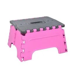Square 13 Inch Plastic Folding Stool, For Home, Tutions, Feature : Comfortable, Foldable