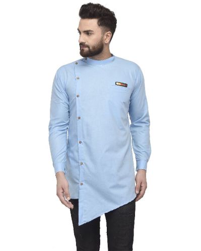 Bontestitch Cotton Blend Casual Short Kurta, Size : M, XL