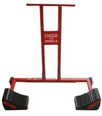 Wheel Chock With Trolley Wheels