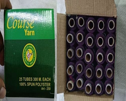 300 Meter Per Tube Spun Polyester Yarn