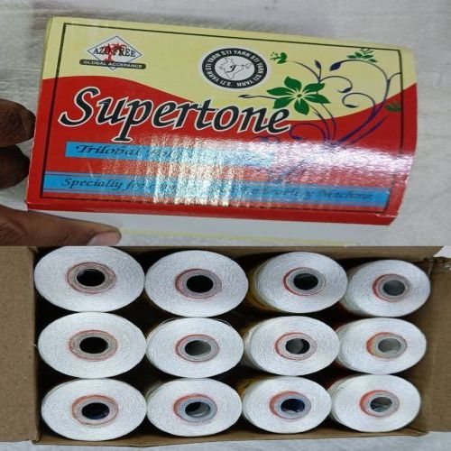 Supertone Trilobal Polyester Yarn, Pattern : Dyed