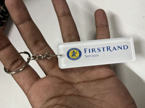 Multishape Polished Acrylic Keychain