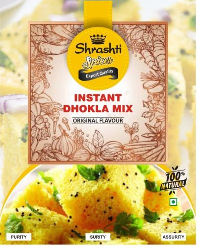 Instant Dhokla Mix, For Best Taste, Packaging Size : 100 Gm, 250gm, 500, 1 Kg Loose