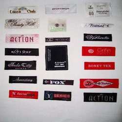 Glossy Lamination Laser Cutting Woven Labels, For Garment Industry, Certification : ISI Certified