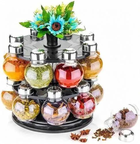 16 In 1 Plastic Spice Storage Container