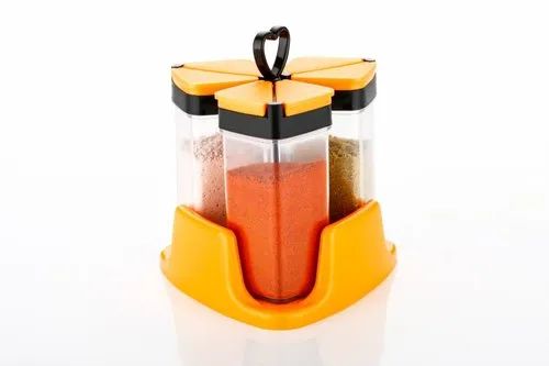 4 In 1 Plastic Spice Storage Container