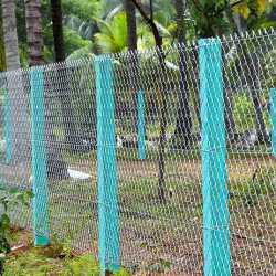 Chain Link Fencing Wire Net, For Roads, Stadiums, Length : 40-50mtr