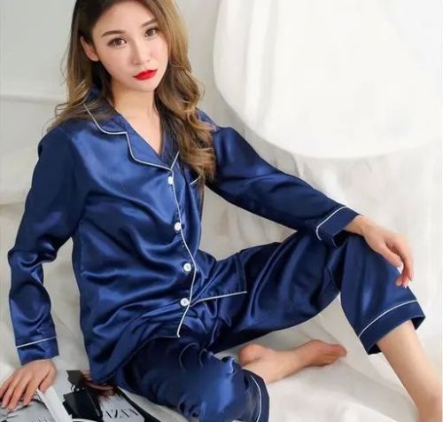 Clovia Satin Night Suit, Size : M, XL, XXL, XXXL