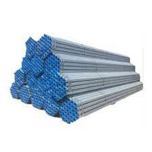 Round Polished Oswal Galvanized Iron Pipe
