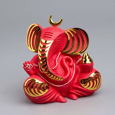 Red Ganesh Statue