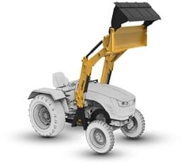 Small Agriculture Tractor Attachment Loader