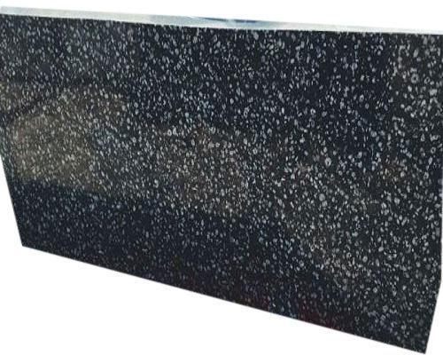 Rectangular Coin Black Granite Slab, For Flooring, Pattern : Plain
