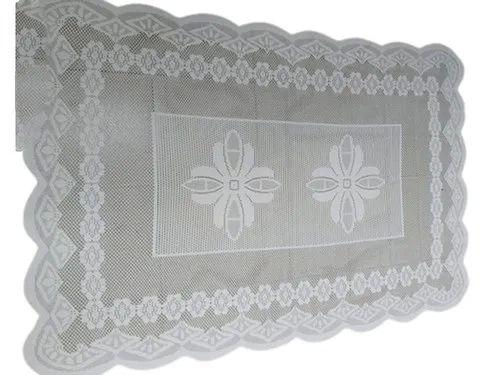 Cotton Plain Orchid Table Cover, Size : 40x60 Inches