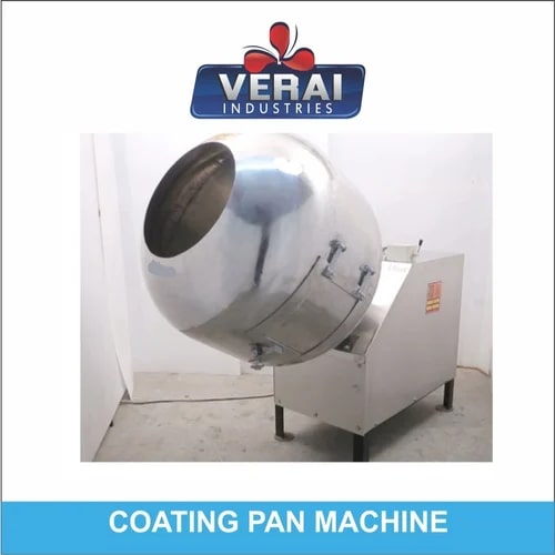 Electric Stainless Steel Coating Pan Machine, Capacity : 30 -40 KG