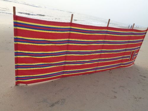 WBK 3 100% Cotton Screen Printed Beach Windbreak